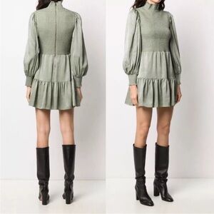 Alice + Olivia Green Mini Dress